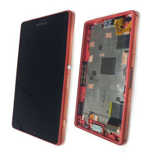 Модуль телефона Sony Z3 COMPACT D5803  в рамке (дисплей+тачскрин) ориг б/у