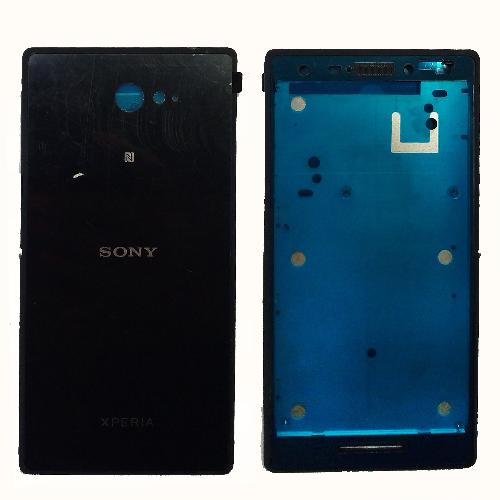 Корпус телефона Sony D2303 Xperia M2 черный