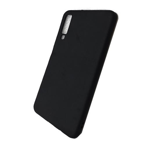 Чехол телефона Samsung A750F Galaxy A 7 (2018) силикон черный