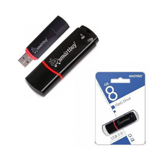 Flash USB 8Gb Smart Buy Crown черный