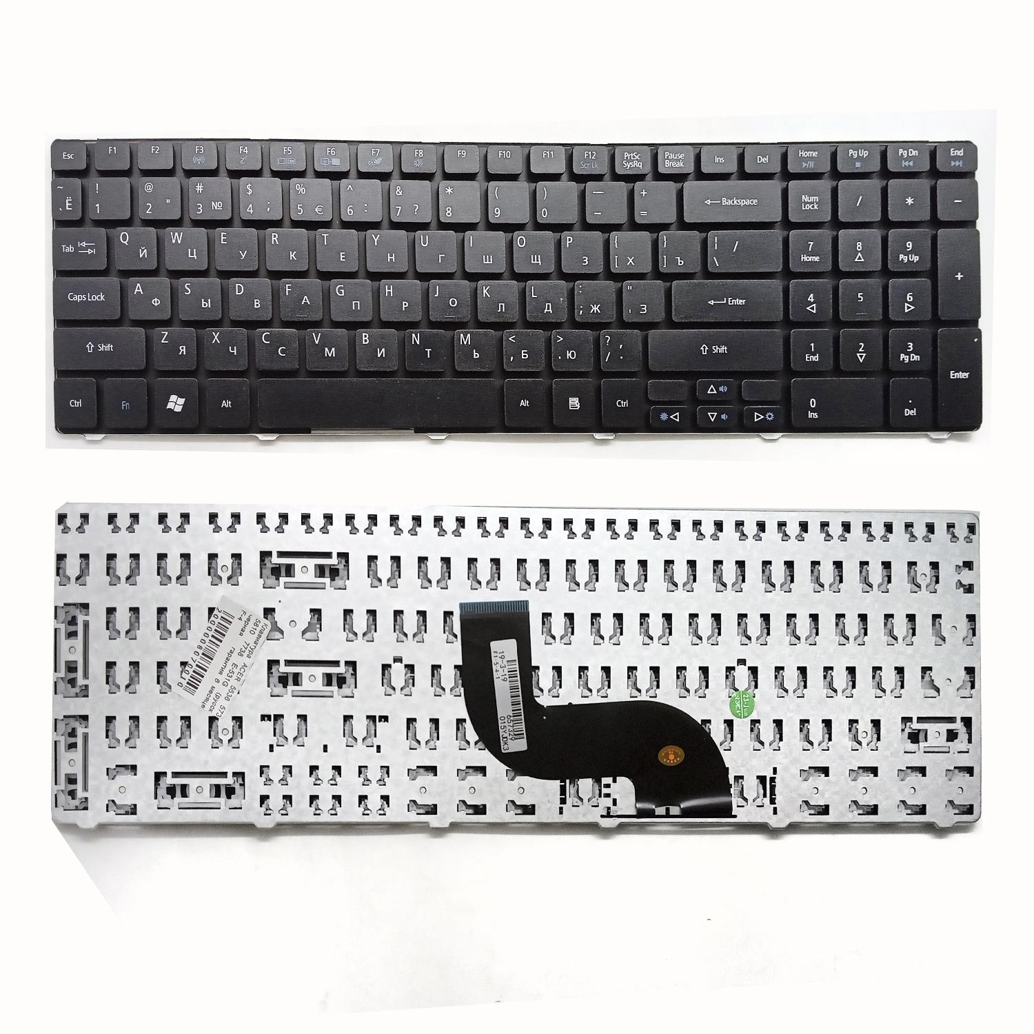 Клавиатура ноутбука Acer 5536 5738 5810 7738 (русск.) черная