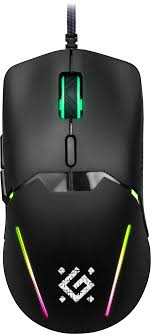 Опт. игровая мышь Defender Longshot GM-533 (черн) (5кн+кол/кн), USB, радужн. подсветка, 3600dpi