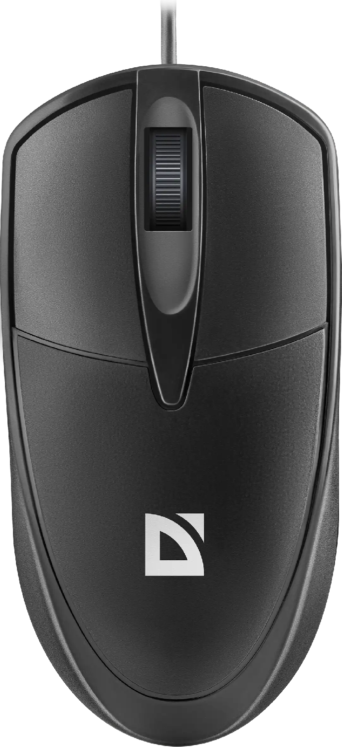 Оптич мышь Defender Trace MB-989 (черн) (2кн+кол/кн), USB, 3D