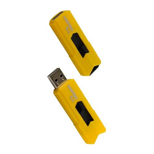 Flash USB 8Gb SmartBuy STREAM желтый, SB8GBST-Y