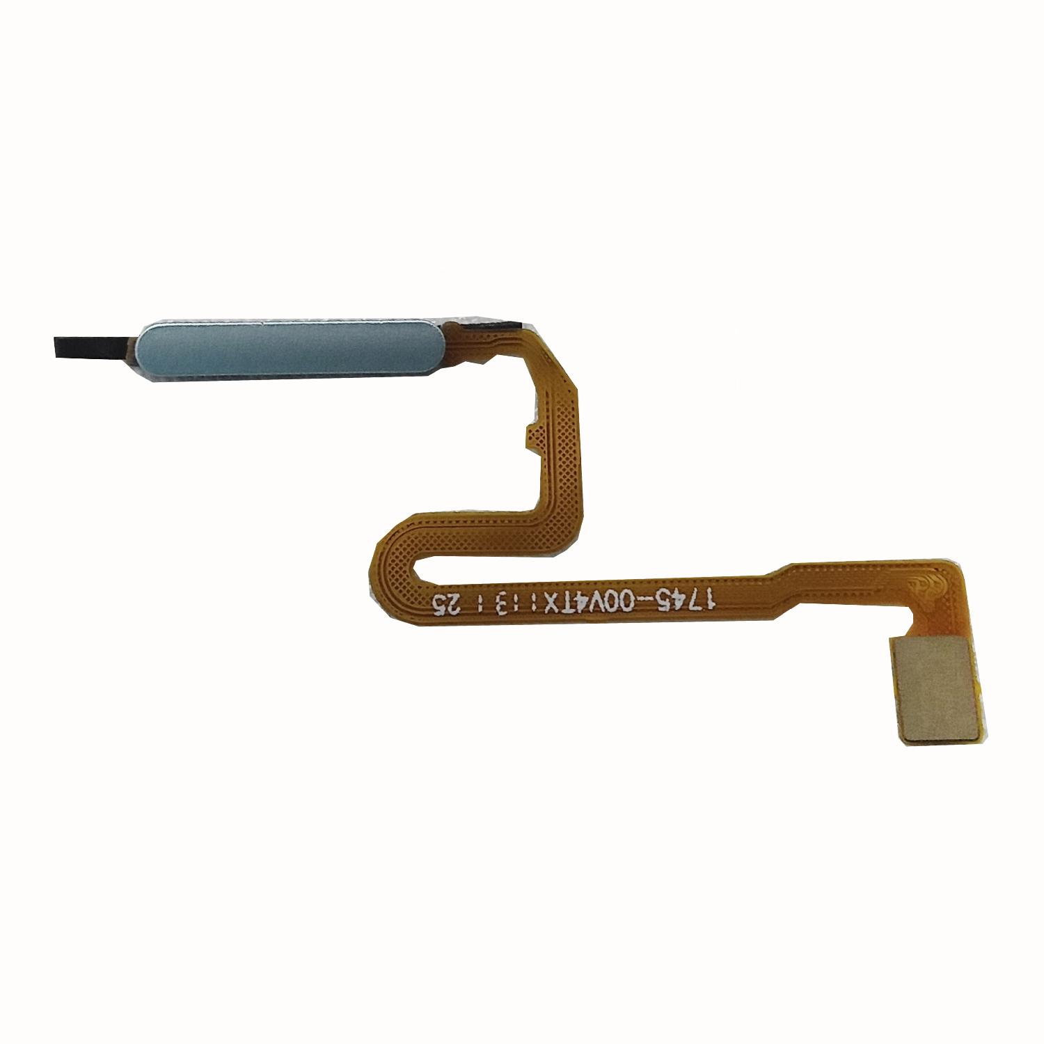 Шлейф телефона Xiaomi Redmi Note 10 Pro на сканер отпечатка пальца черный