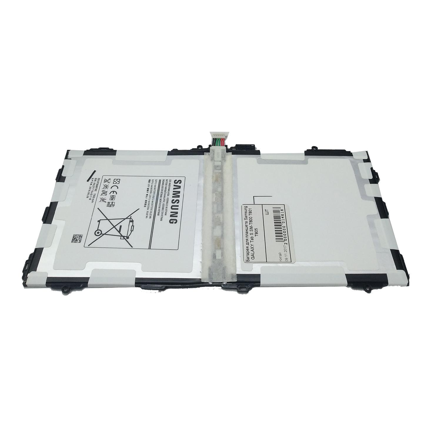 Аккумуляторная батарея планшета Samsung Tab S SM-T800 T801