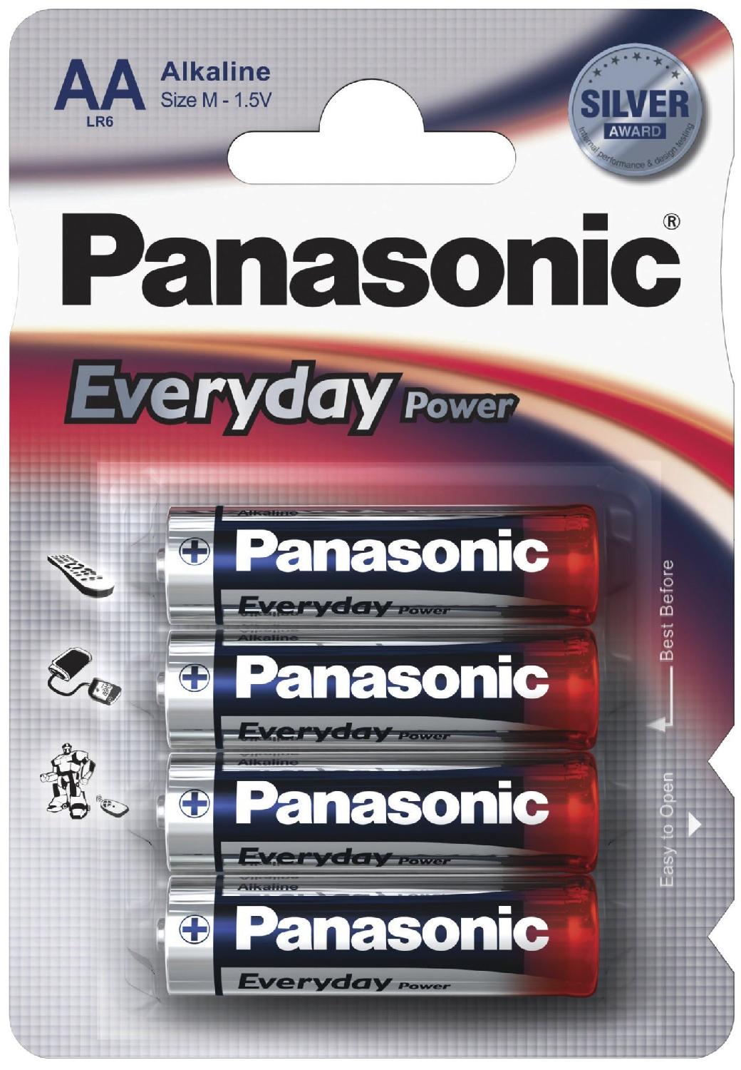 Батарейка Panasonic EVERYDAY LR6/4BP