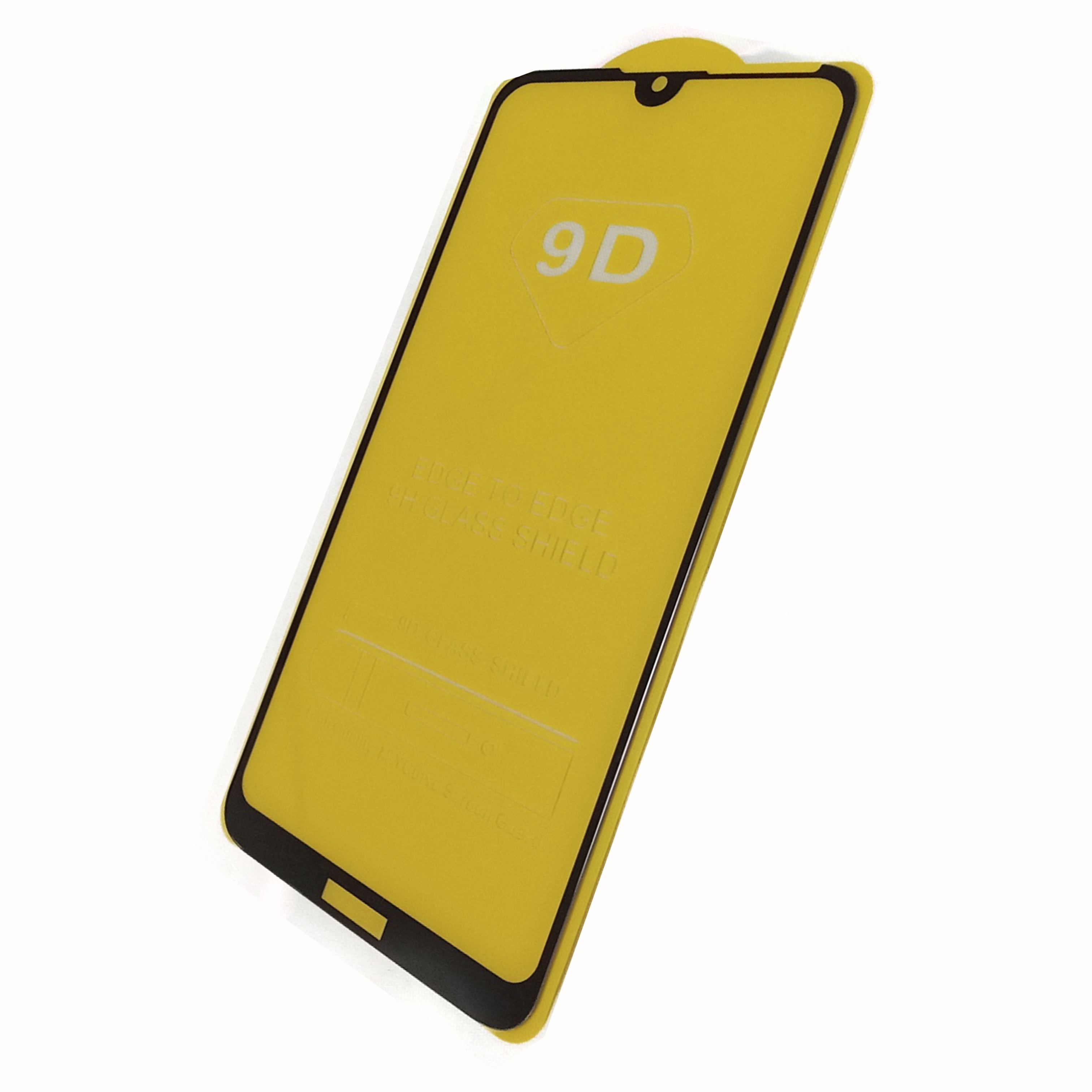 Защитное стекло телефона Huawei Honor Y7 (2019).5D Full (тех упак) черное