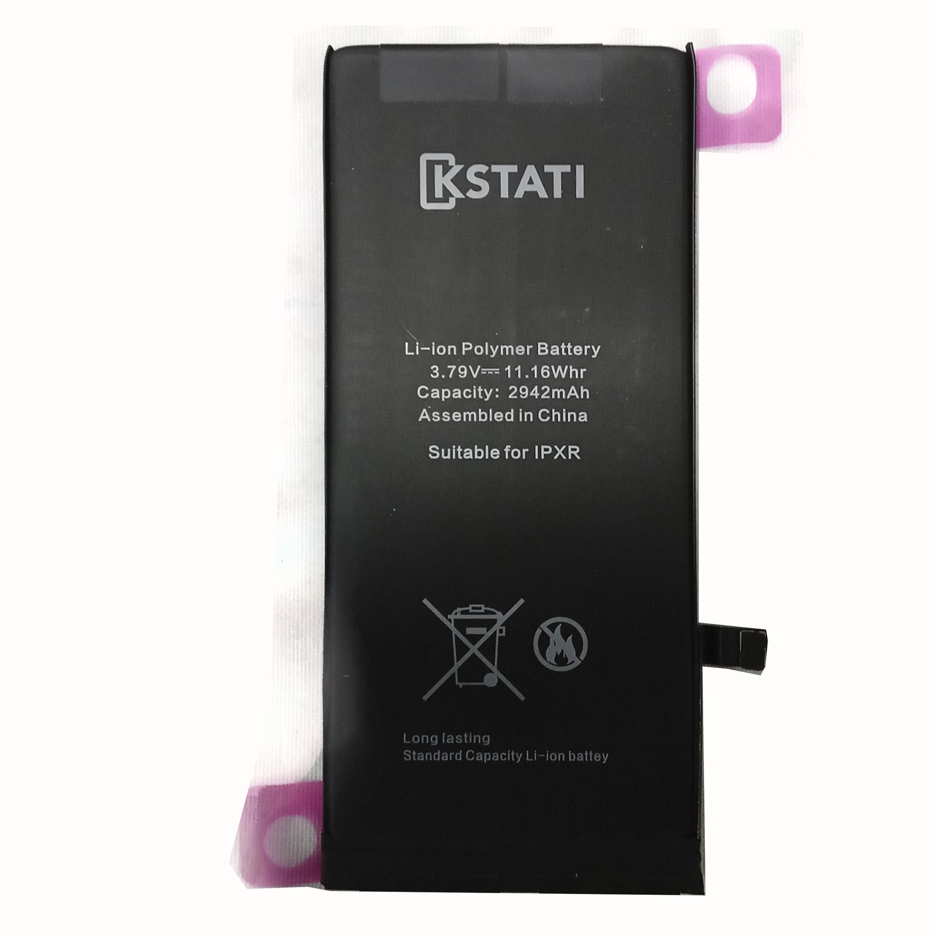 Аккумуляторная батарея телефона iPhone XR Kstati