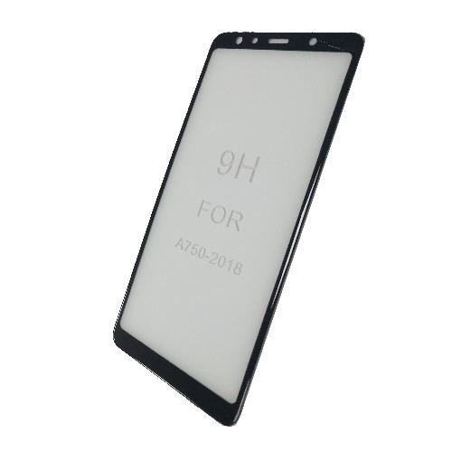 Защитное стекло телефона Samsung A750F Galaxy A7 (2018) 3D Full (тех упак) черное