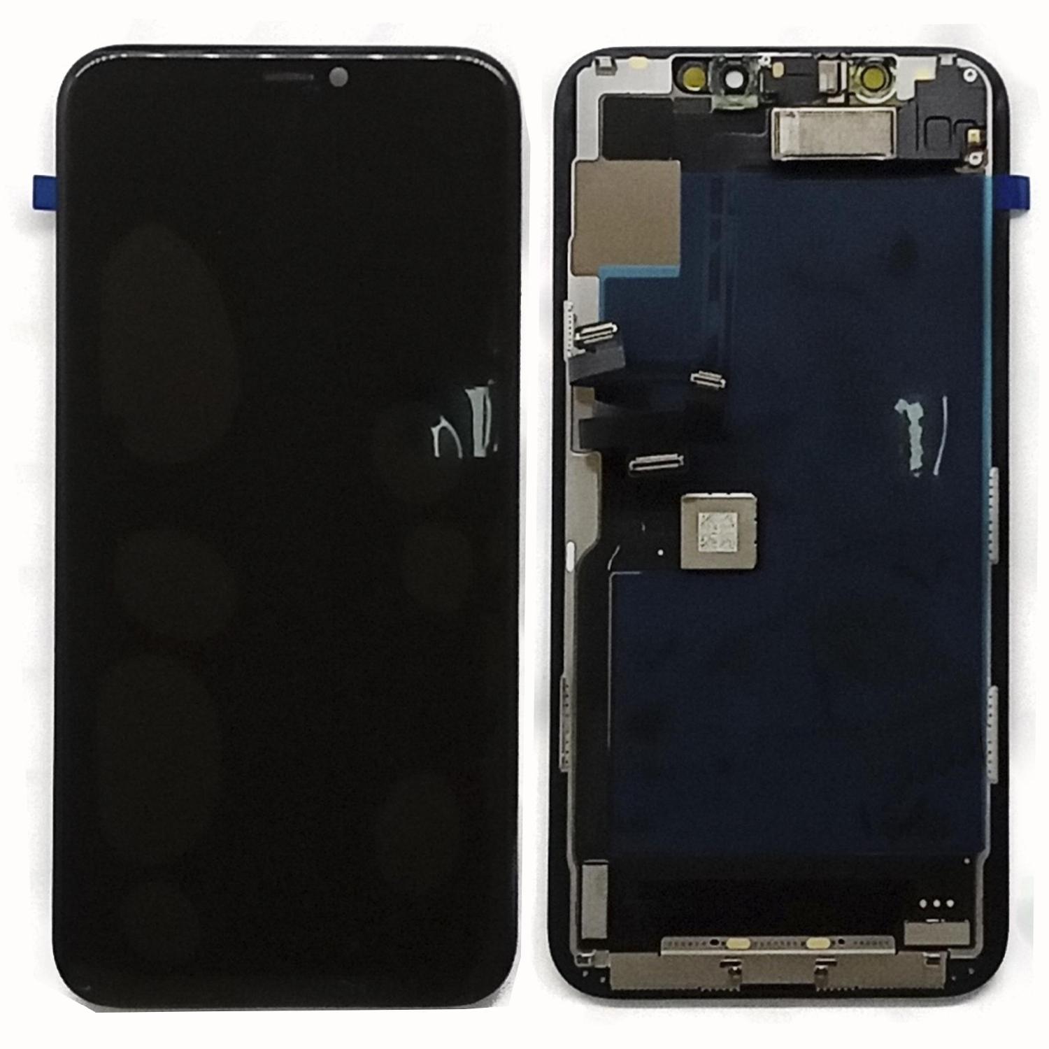 Модуль телефона iPhone 11 Pro (дисплей+тачскрин) (сервисн в спец упак со шлейфами) черный ориг