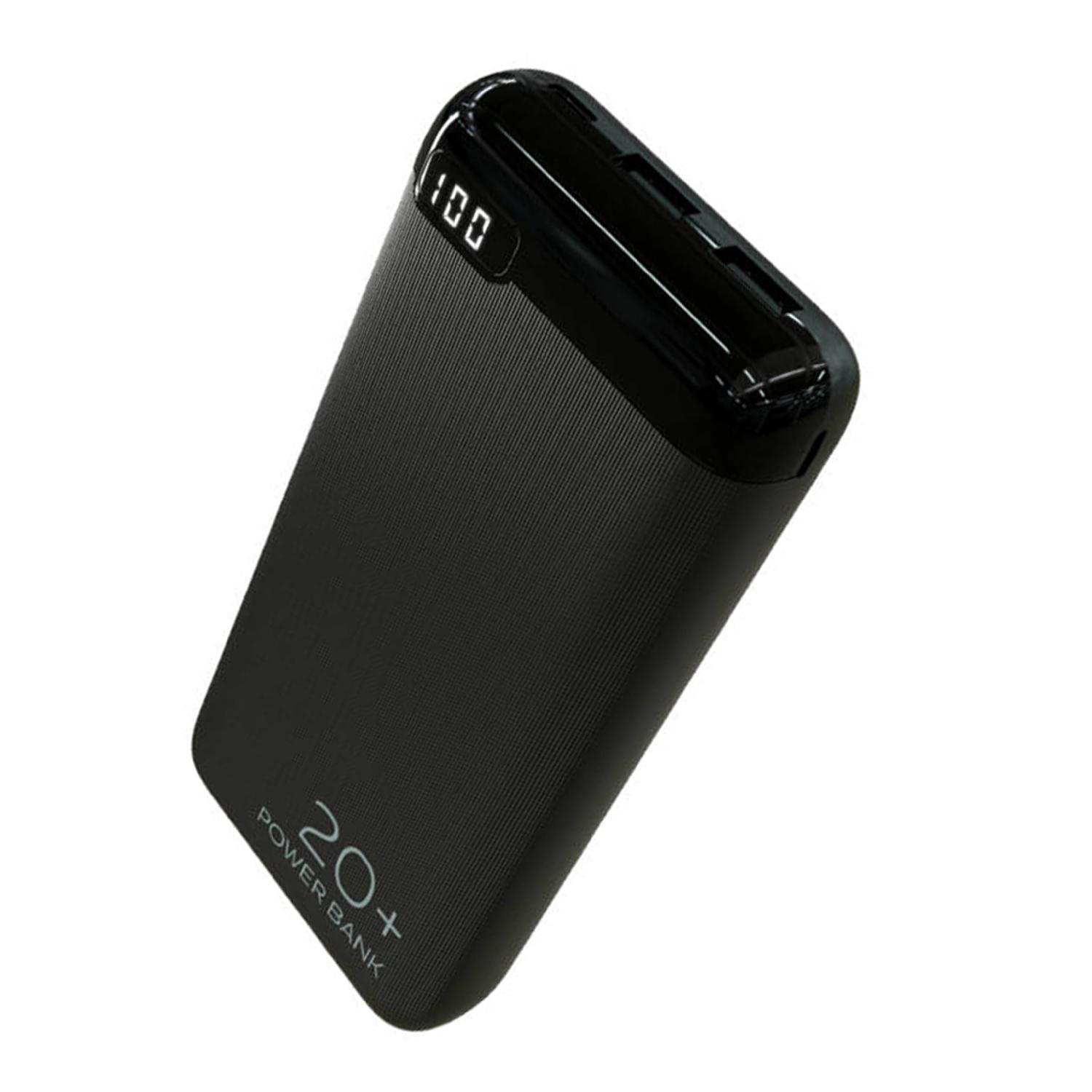 Внешний аккумулятор Power Bank More choice PB19-20 2USB 2.1A (20000mAh) (Black)