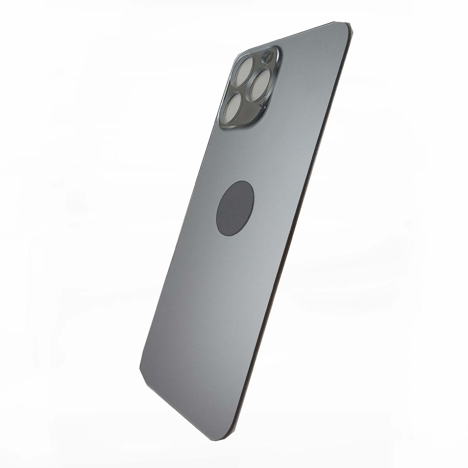 Задняя крышка для iPhone 13 Pro Max (A2645) Серый (стекло, широкий вырез под камеру) Премиум
