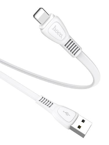 Дата кабель USB 8 pin для Apple HOCO X6 1m бел.																														