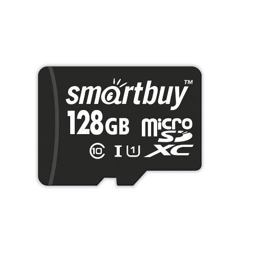 Карта памяти MicroSDXC SmartBuy 128GB cl10 UHS-I, SB128GBSDCL10-00