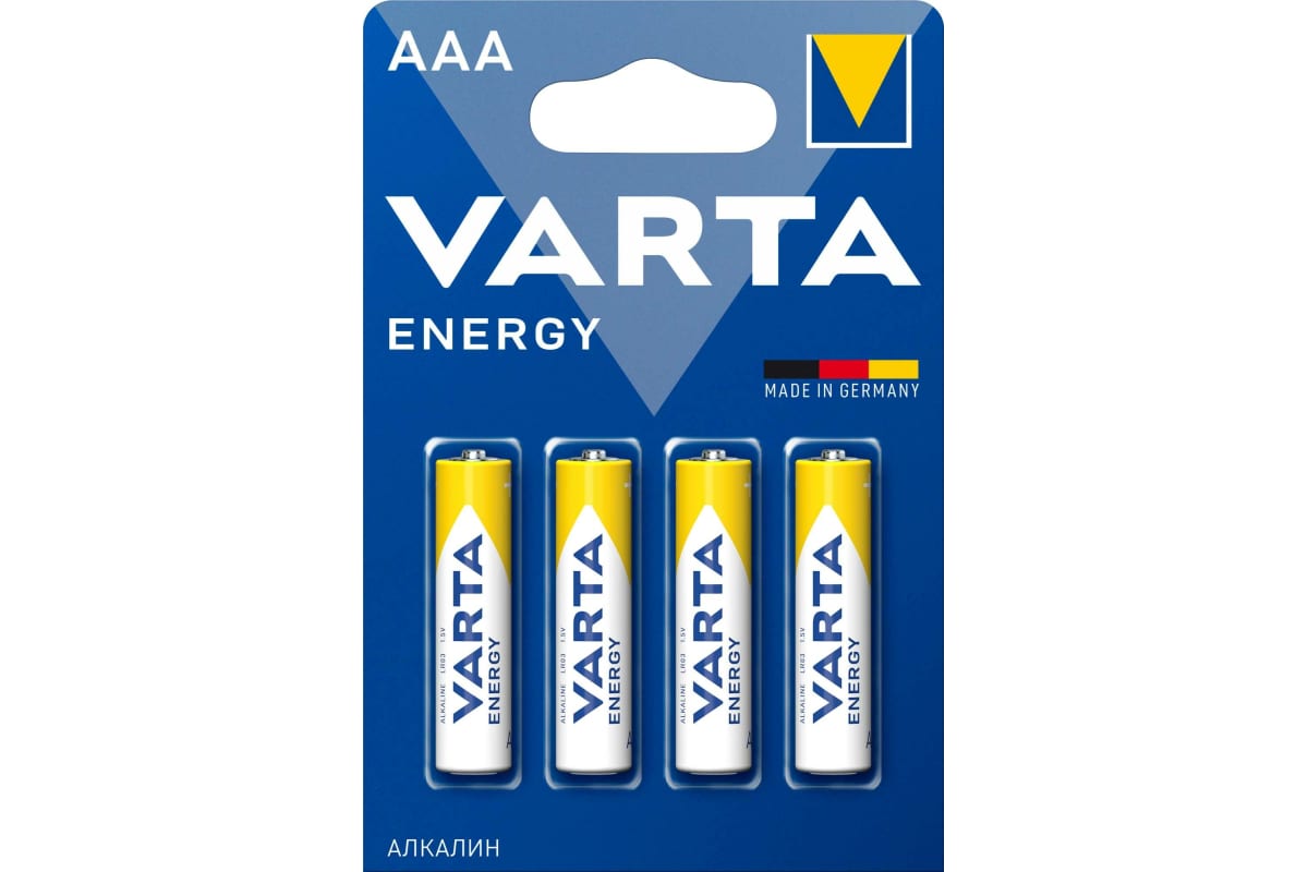 Батарейка VARTA High Energy AAA LR03 BP4