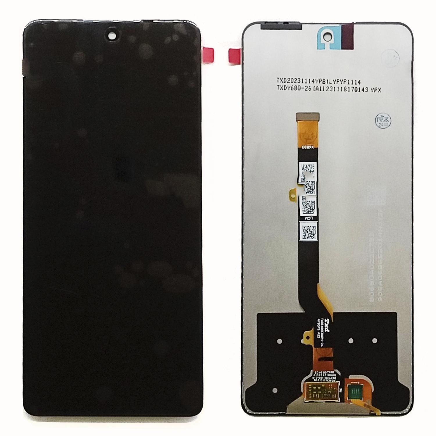 Модуль телефона Infinix Note 30 4G /Pova 5 Pro/Spark 10 Pro (дисплей+тачскрин) черный, оригинал