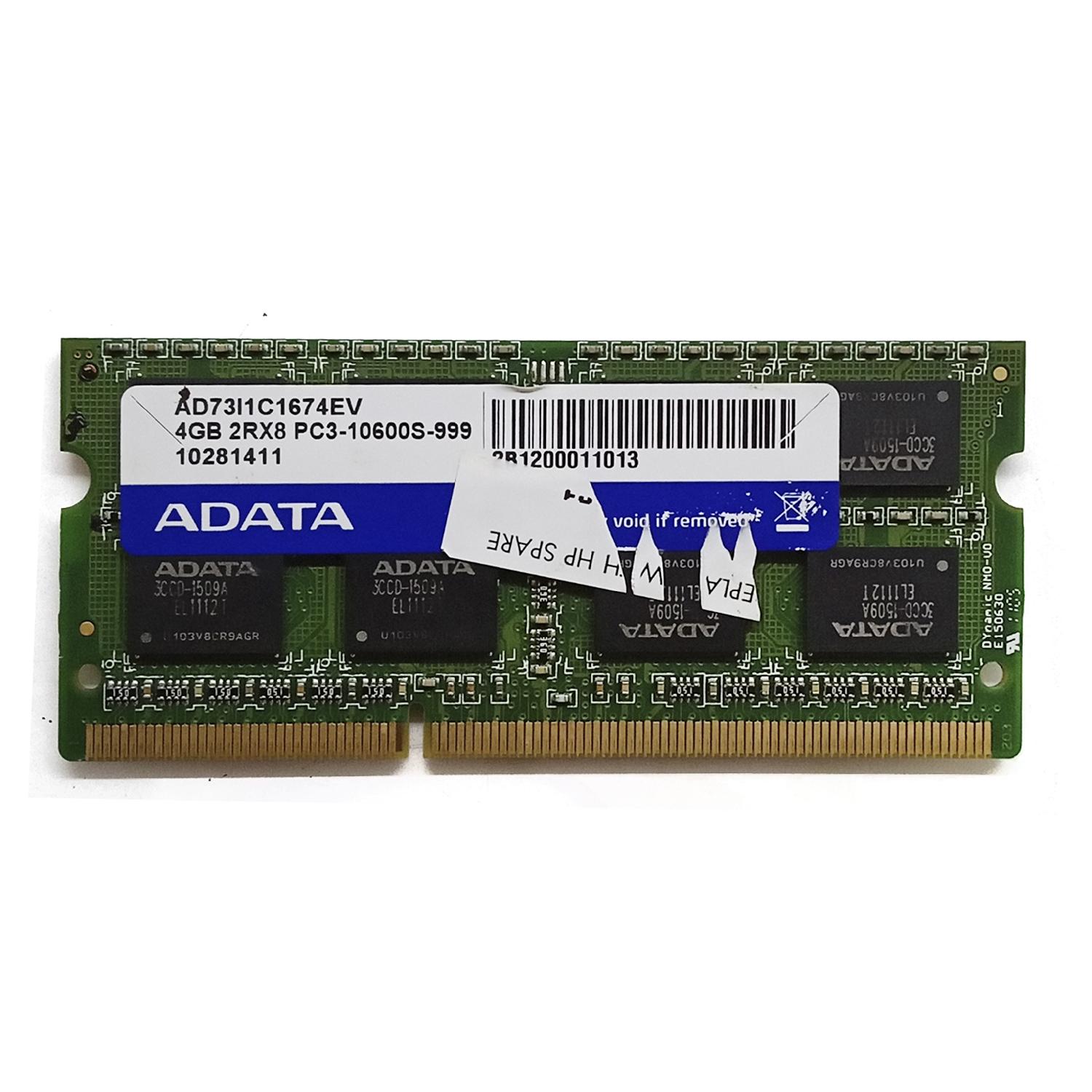 Оперативная память ADATA DDR3 AD73I1C1674EV 1x4 ГБ б/у