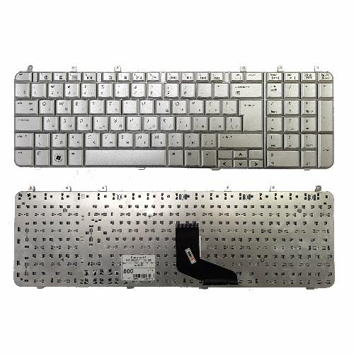 Клавиатура ноутбука HP DV7-1000/DV7-1100/1200 (русск.) серебро