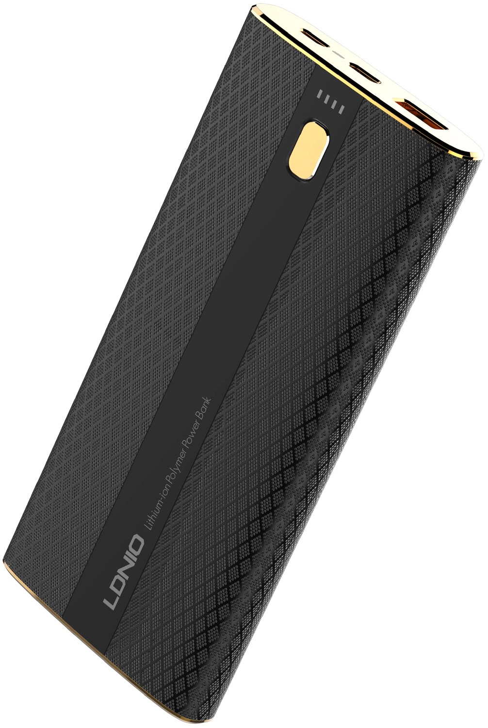 Внешний аккумулятор Power Bank 10000 mAh Ldnio PQ1010 PD+QC 3.0, 18W, черный