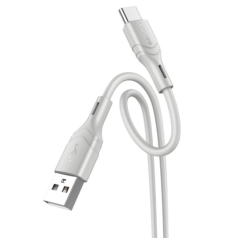 Кабель USB - Type-C BOROFONE BX99 (серый) 1м