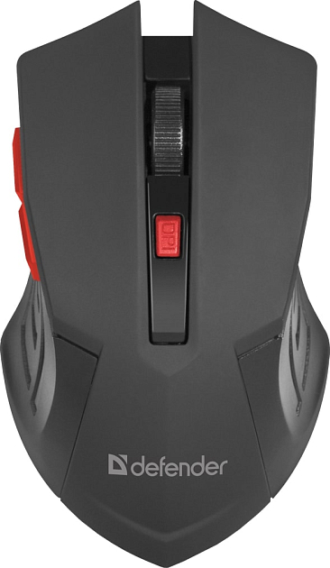 Беспроводная мышь Defender Accura MM-275 R (красный) (5кн+кол/кн), USB