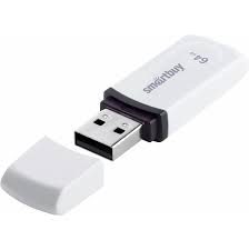 Flash USB 2.0 Smartbuy Paean White 64GB (SB64GBPN-W)