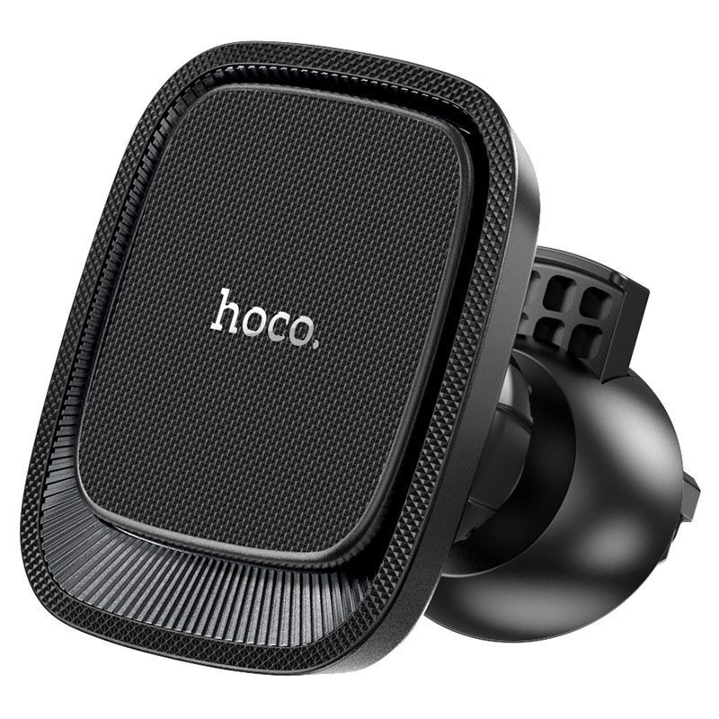 Держатель автомобильный Hoco CA115 магнитный черный (крепление в решетку)