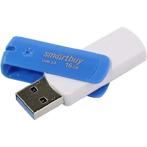 Flash USB3.0 16GB SmartBuy Diamond синий, SB16GBDB-3