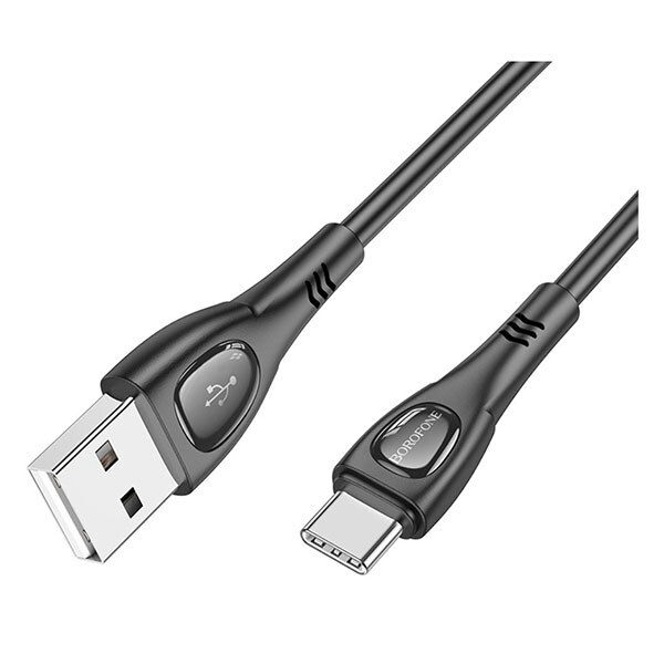 Кабель USB - USB Type-C BOROFONE BX98 (серый) 1м