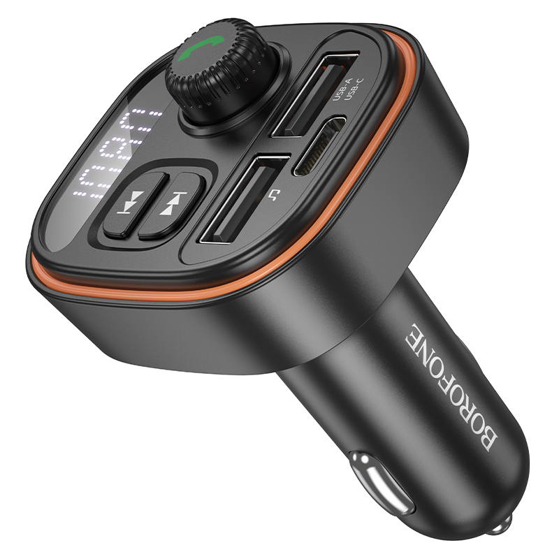 FM Modulator Borofone BC59 Bluetooth V5.4, 2USB, Type-C, Led