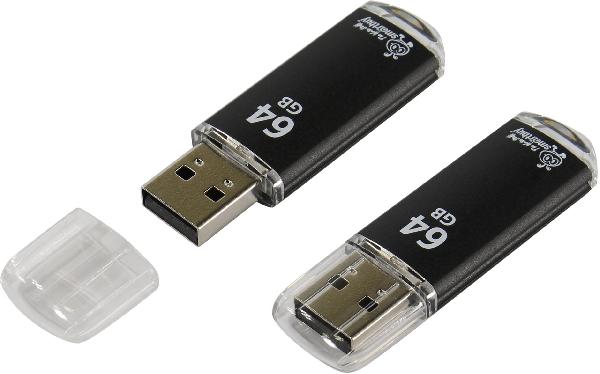 Flash USB 3.0 64Gb Smart Buy V-Cut SB64GBVC-K3 черный