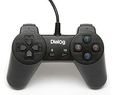 Геймпад Dialog Action GP-A01 USB, черный box-20