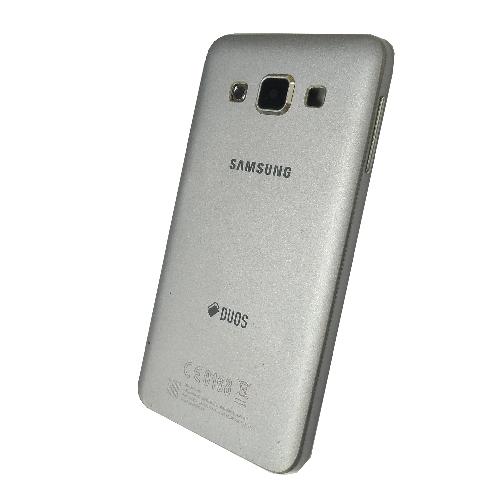 Задняя крышка телефона Samsung A300 Galaxy A3 серебро оригинал б/у