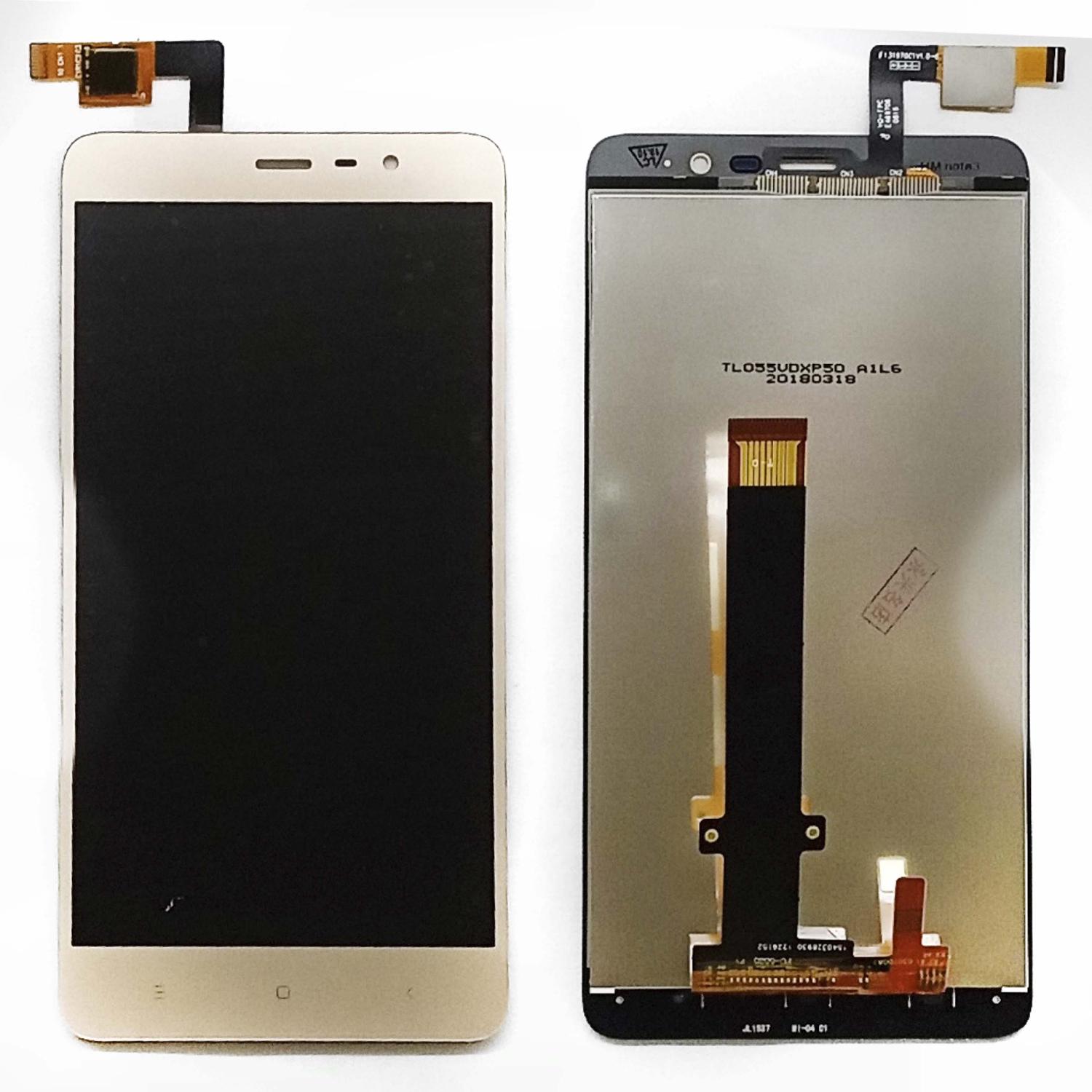 Модуль телефона Xiaomi Redmi Note 3 PRO SE/ REDMI Note 3 PRO Plus (дисплей+тачскрин) золотой
