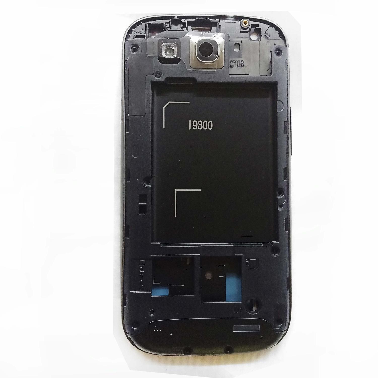 Корпус телефона Samsung I9300 Galaxy S III средняя часть черный