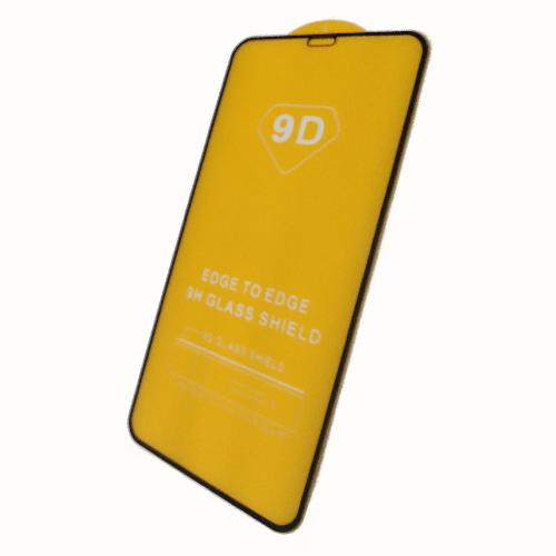 Защитное стекло телефона iPhone XS Max/11 Pro Max 5D (тех упак) черное