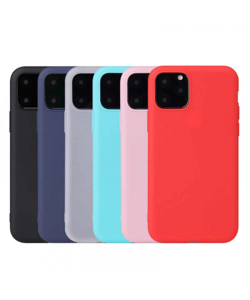 Чехол телефона iPhone 11 Pro Max силикон цветной (уценка)