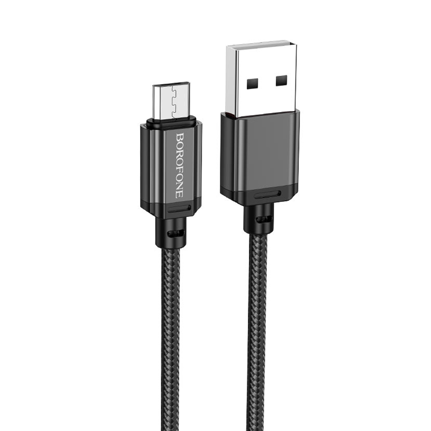 Кабель USB - MicroUSB BOROFONE BX87 2,4A (черный) 1м