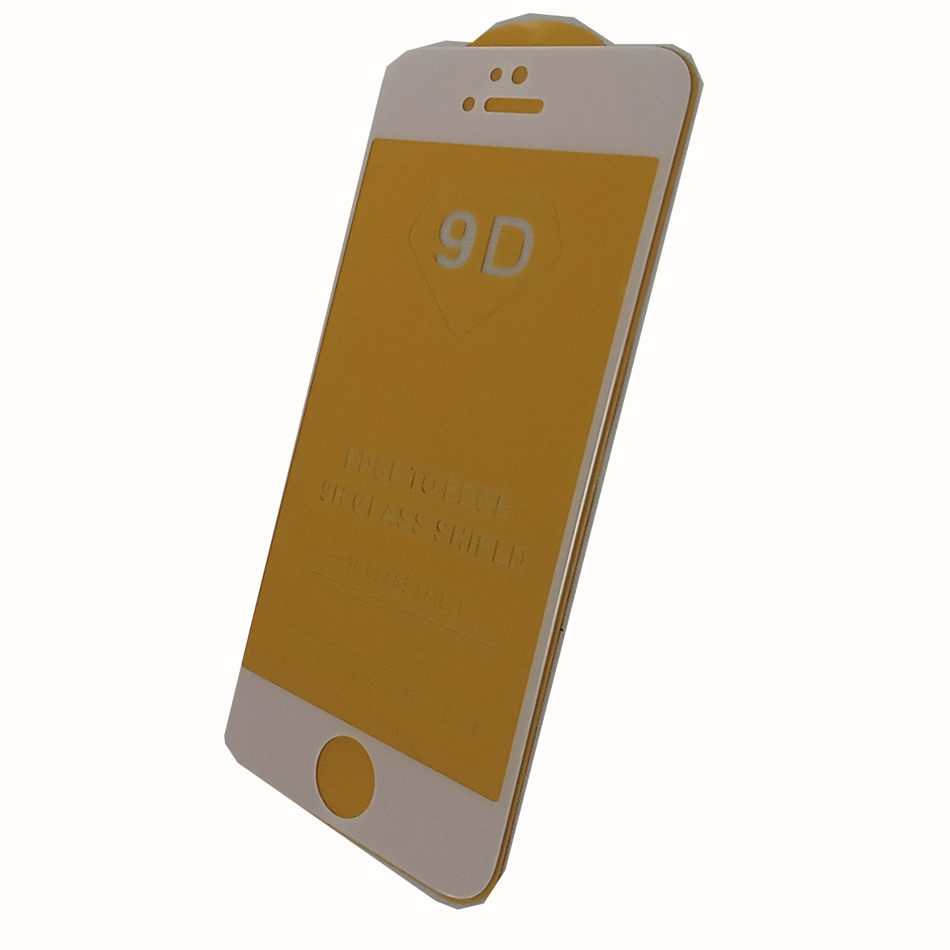 Защитное стекло телефона iPhone 5/5S/SE/5C 5D белое