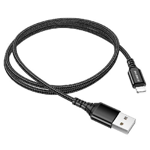 Кабель Lightning - USB Borofone BX54 черный, 1м.