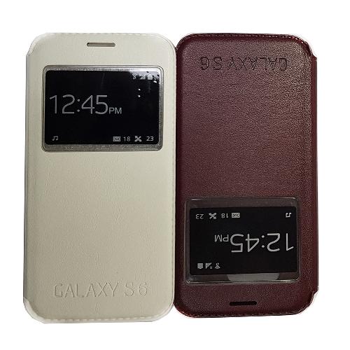 Чехол-книжка телефона Samsung G920 Galaxy S6 с окном