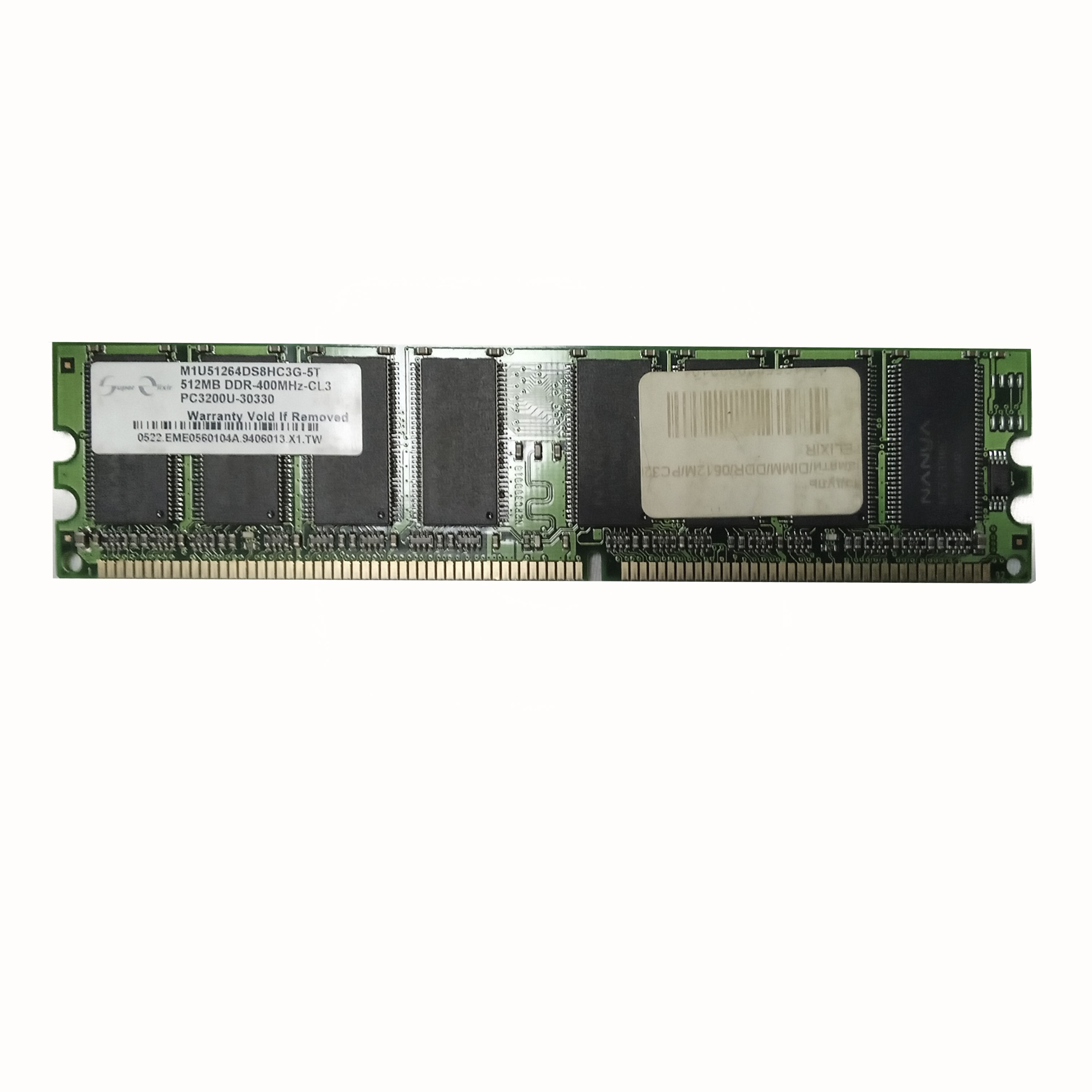 Оперативная память M2U51264DS8HC3G-5T 512MB DDR-400MHz-CL3 б/у