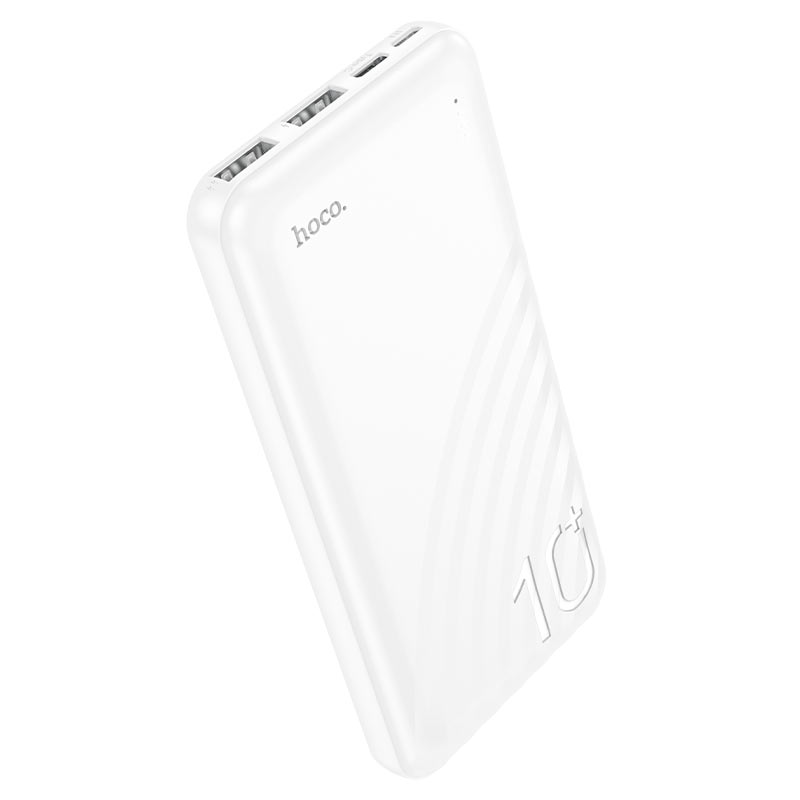 Внешний аккумулятор PowerBank HOCO J123 (10000 mAh) (белый)