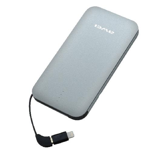 Внешний аккумулятор Power Bank Awei P20K на 8000mA/ч серый