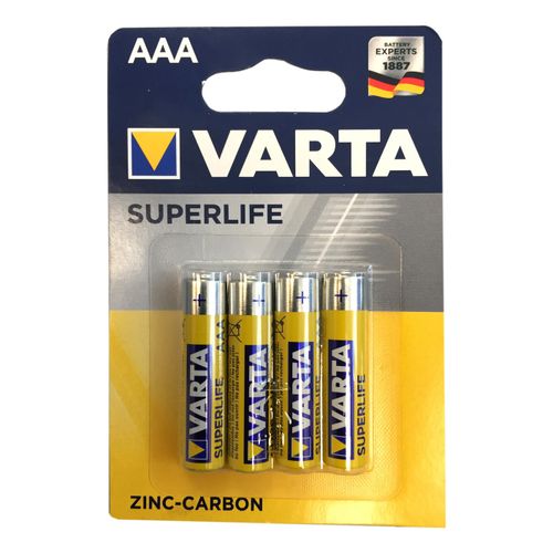 Батарейка VARTA Superlife AAA LR03/B4