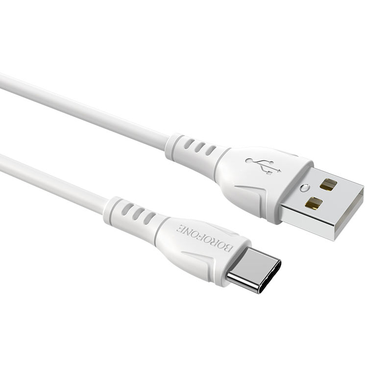 Кабель USB - USB Type-C BOROFONE BX51, 3A (белый) 1м