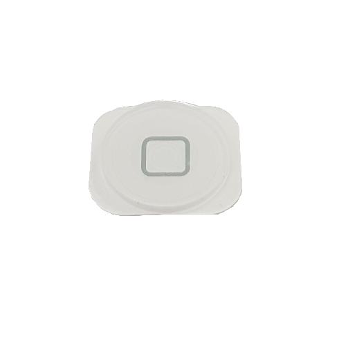 Толкатель кнопки Home iPhone 4s белый c резинкой