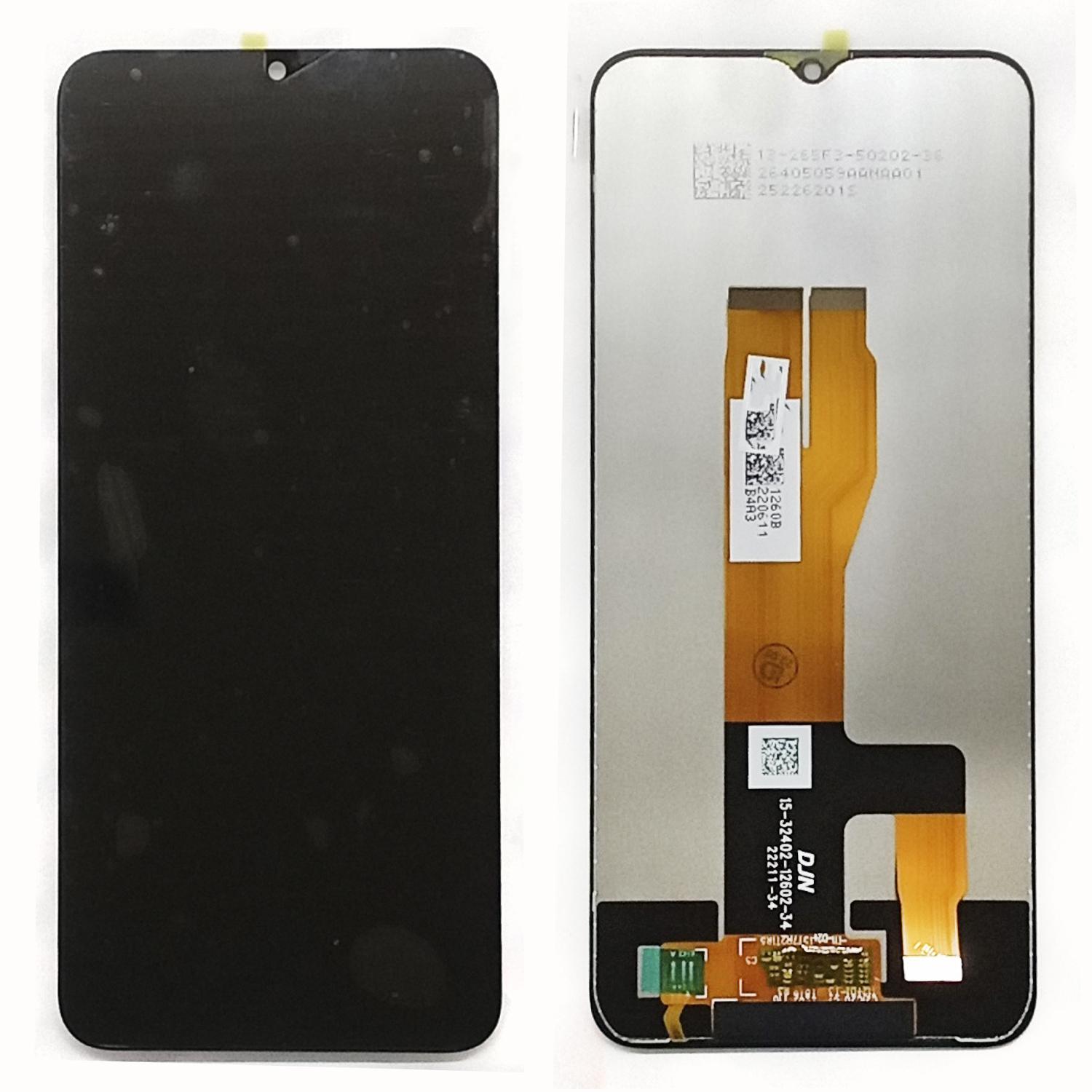 Модуль телефона Realme C30S дисплей+тачскрин) черный оригинал