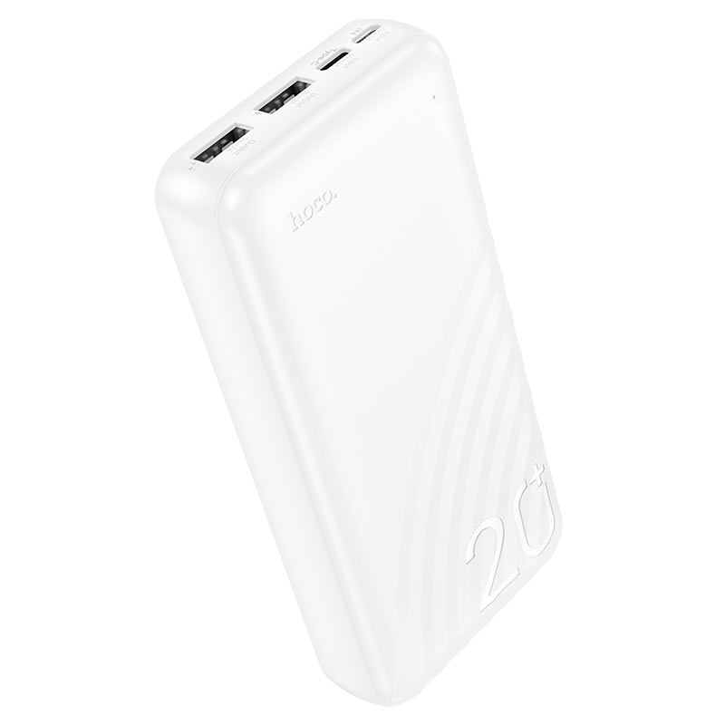 Внешний аккумулятор PowerBank HOCO J123A (20000 mAh) (белый)